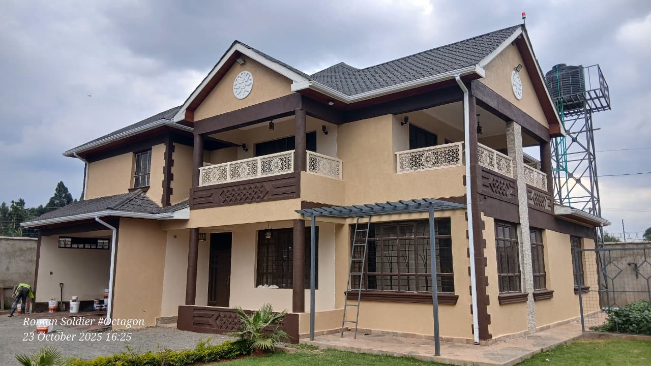 Runda Mansion Nairobi residential painting project